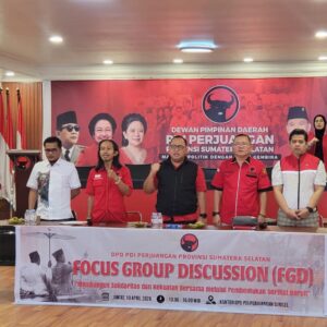 Perkuat Basis “Wong Cilik”, DPD PDI Perjuangan Sumsel Gelar FGD Pembentukan Serikat Buruh