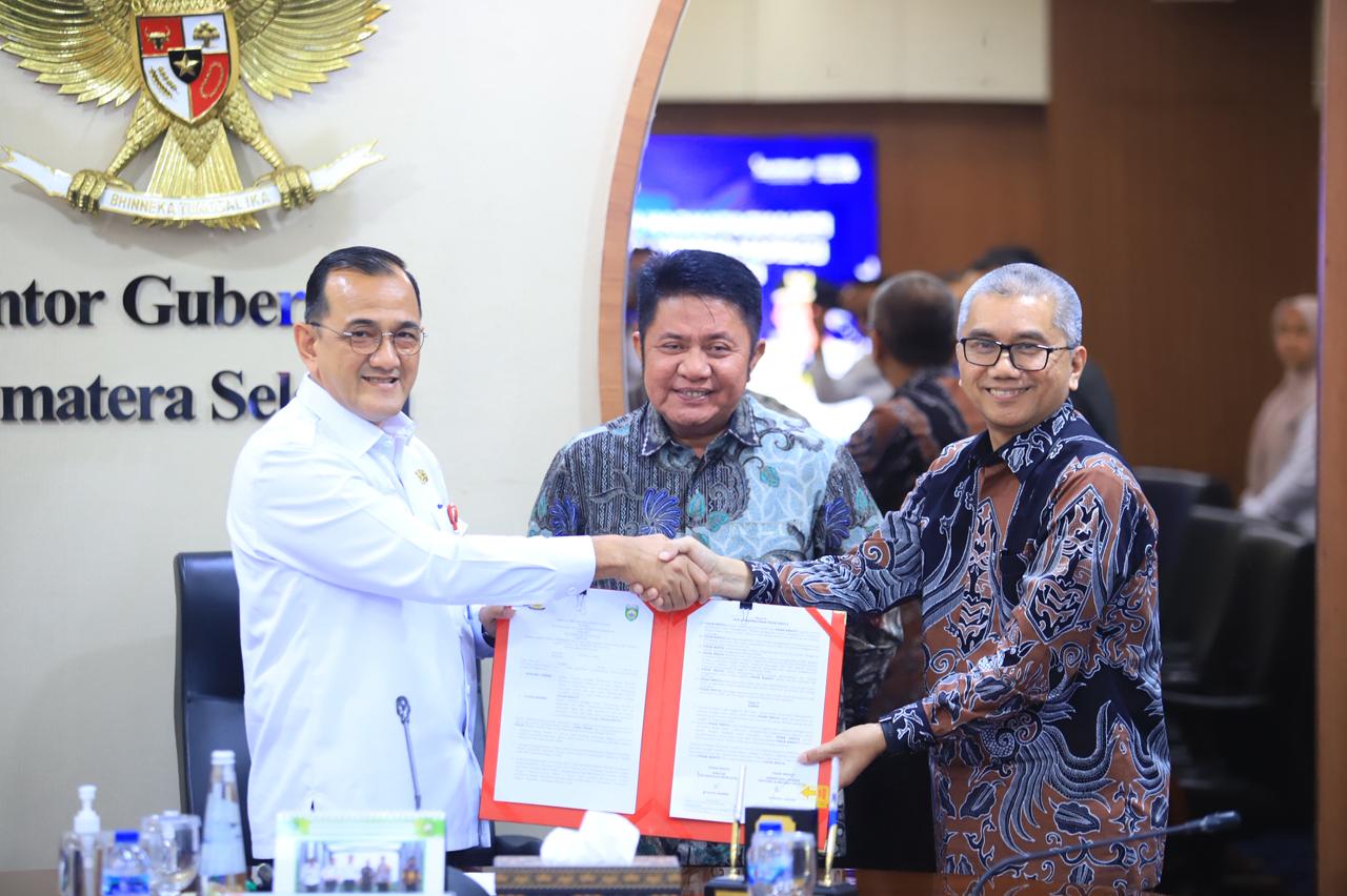 Penandatanganan NPHD antara Pemprov Sumsel dan Unsri