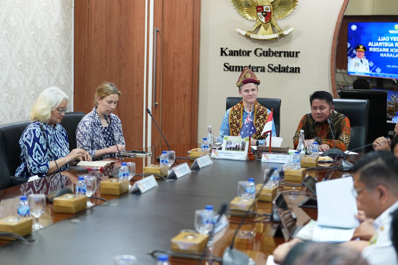 Gubernur Sumsel Tawarkan Potensi Besar Sumsel kepada Australia, Perkuat Kerja Sama Investasi dan Kopi