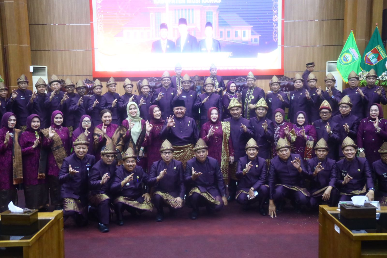 Rapat Paripurna DPRD Kabupaten Musi Rawas dalam rangka Hari Ulang Tahun (HUT) ke-83