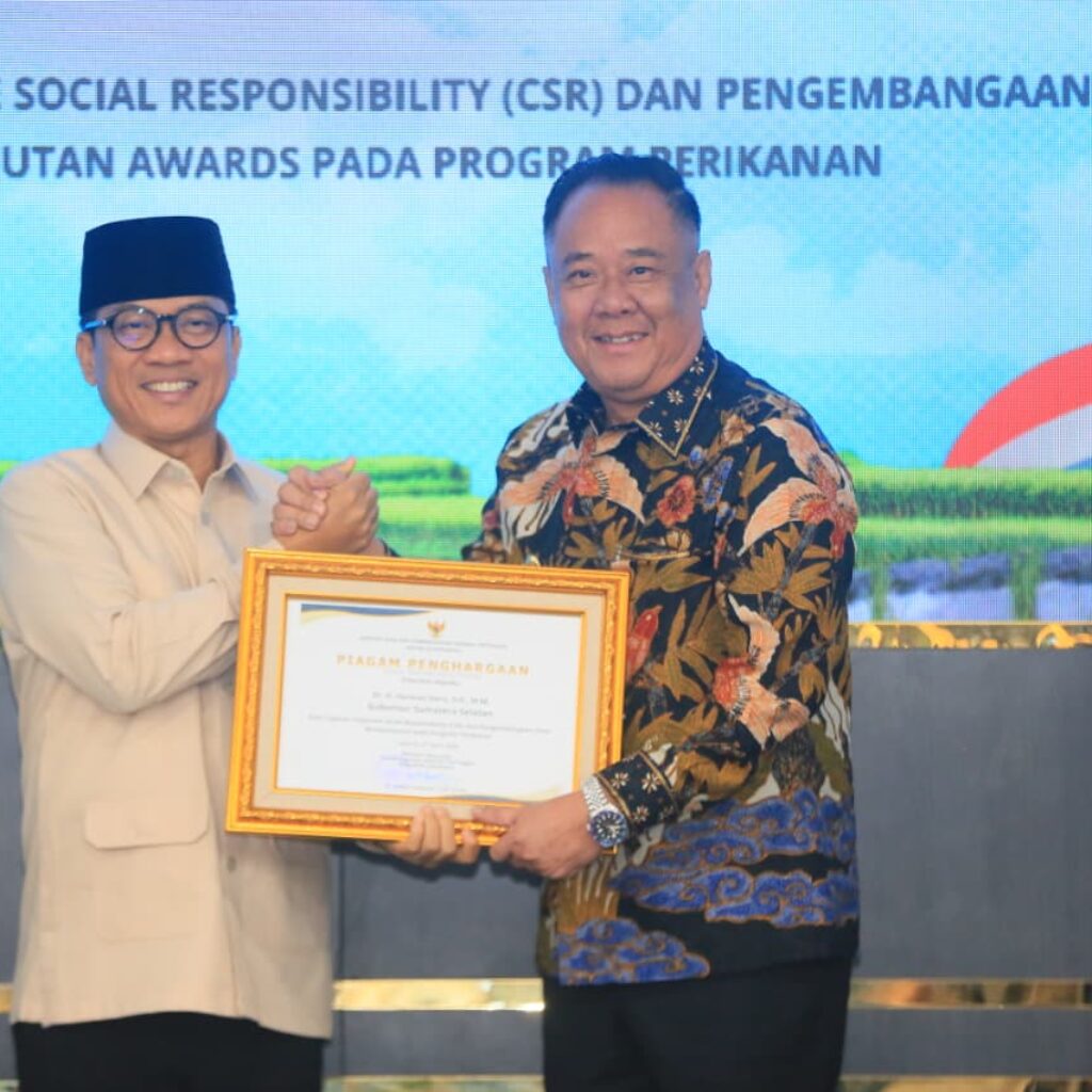 Sumsel Raih Penghargaan CSR Desa Berkelanjutan Pada Sektor Perikanan