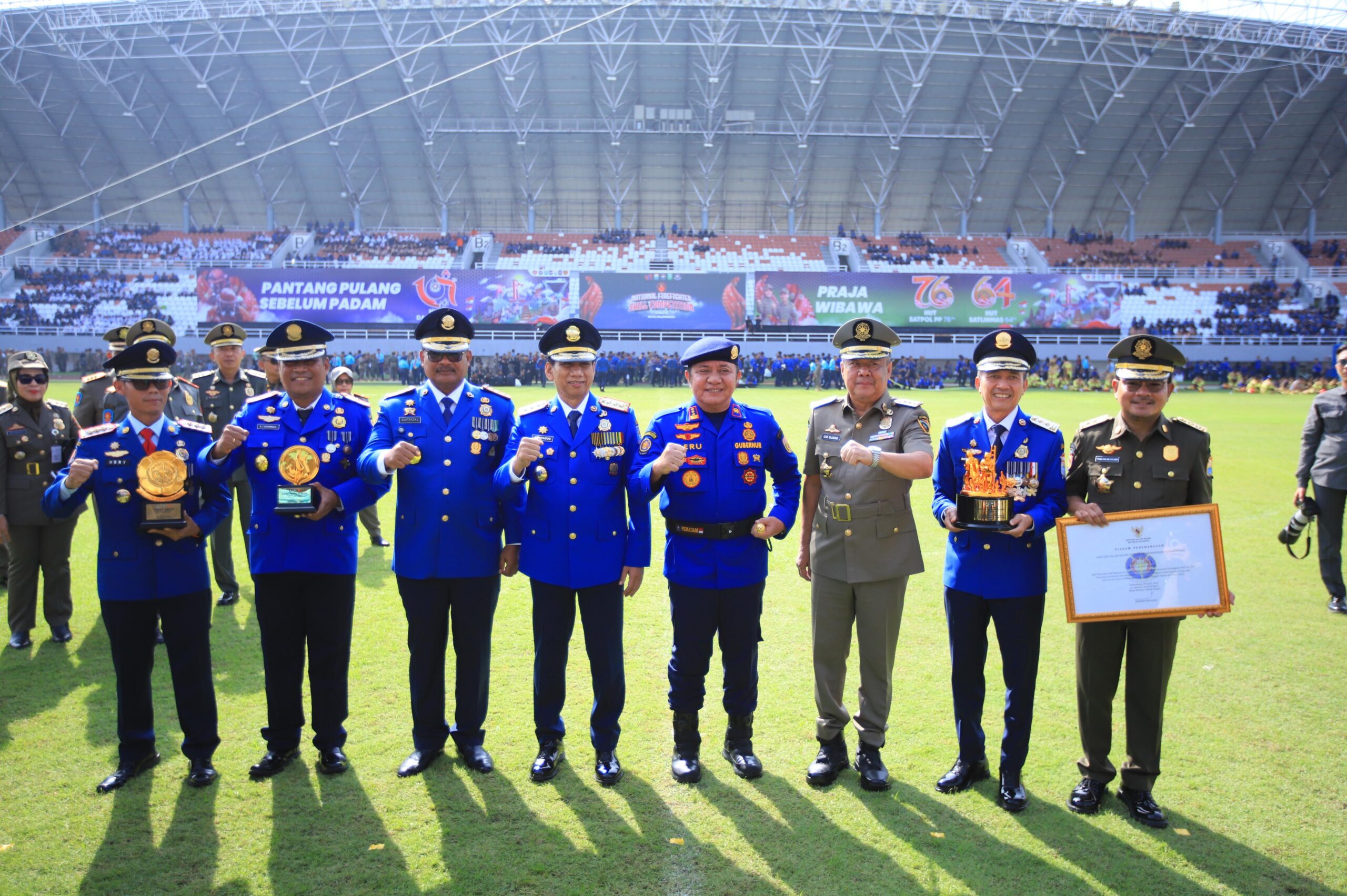 Provinsi Sumsel Bangga Jadi Tuan Rumah HUT Damkar, Satpol PP, dan Satlinmas