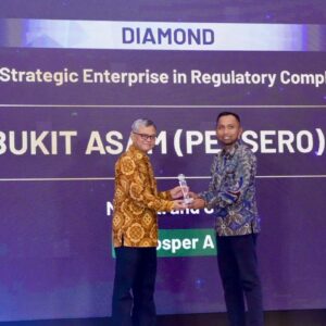 PTBA Raih Diamond PROSPER A IRCA 2026, Bukti Komitmen pada Tata Kelola dan Kepatuhan