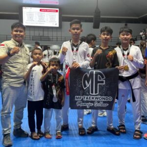 MF Taekwondo Boyong Medali di Kejuaraan Patriot Indonesia Taekwondo Championship Piala KONI Pusat