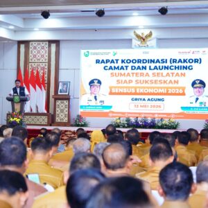 Launching Sensus Ekonomi Tahun 2026 di Provinsi Sumsel