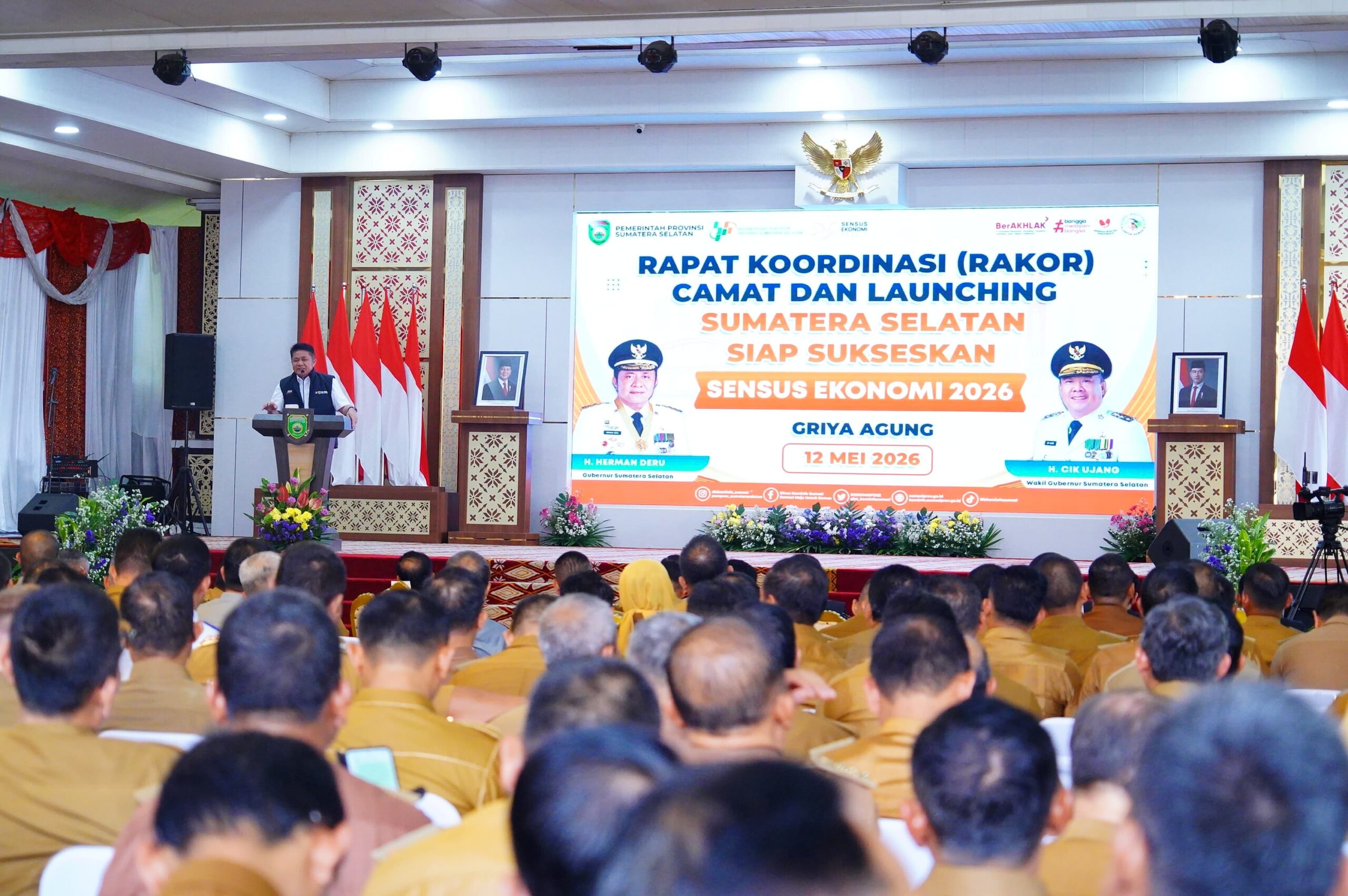 Launching Sensus Ekonomi Tahun 2026 di Provinsi Sumsel