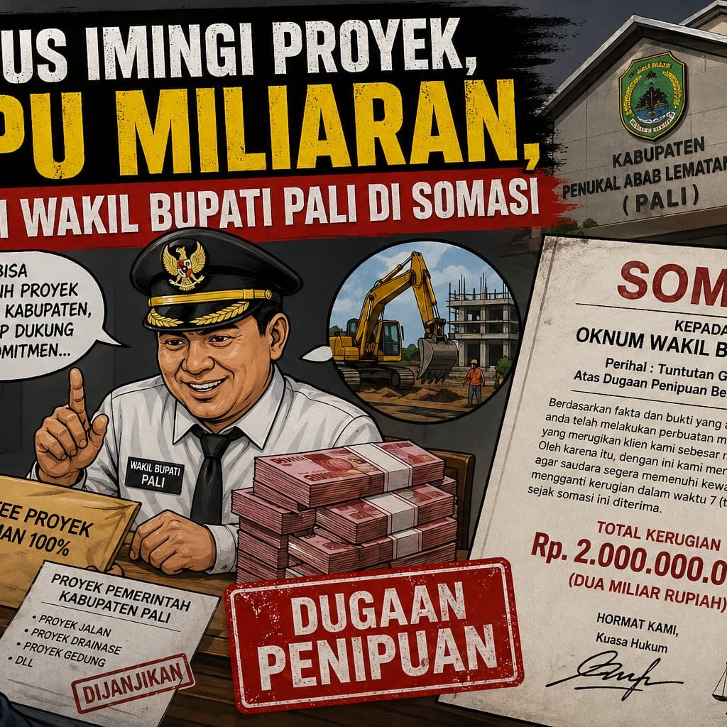 Diduga Imingi Proyek, Oknum Wakil Bupati PALI Disomasi