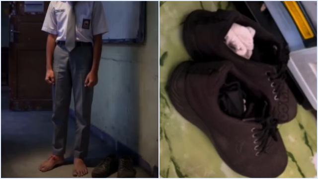 Siswa Yatim Pakai Sepatu Kekecilan karena Tidak Bisa Beli, Kakinya Bengkak hingga Meninggal Dunia ?