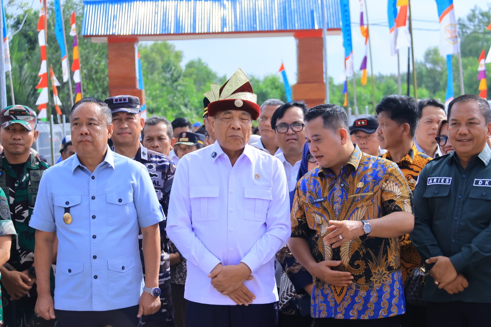 Wagub Sumsel Cik Ujang Usulkan SPBUN dan Jembatan Permanen saat Dampingi Menko Polkam di KNMP Sungsang Banyuasin