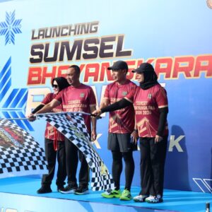 Sumsel Bhayangkara Run 2026 Resmi Diluncurkan, Kapolda Sumsel Ajak Masyarakat Berlari Sehat di Ikon-Ikon Kota Palembang
