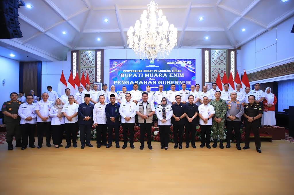 Arahan Gubernur Sumsel Kepada Plt Bupati Muara Enim Sumarni