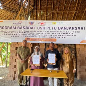 Dari Limbah Jadi Cuan, FABA PLTU Banjarsari Jadi Bahan Baku Batubata