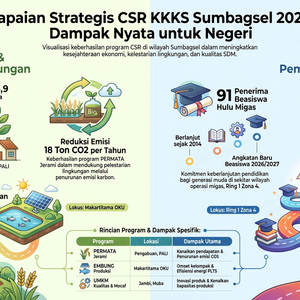 Mengukur Capaian Program CSR KKKS di SKK Migas Sumbagsel, Kontrak Sosial Baru Migas Sumsel: Saat CSR Berhenti Jadi Amal dan Mulai Menciptakan Efek Berganda