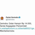 Pertamax Naik Tembus Rp16.250, Cuitan Lama Partai Gerindra soal Kurs dan BBM kembali Viral