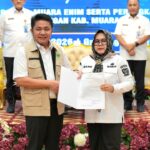 Gubernur Sumsel Tunjuk Wabup Sumarni Sebagai Pelaksana Tugas Bupati Muara Enim