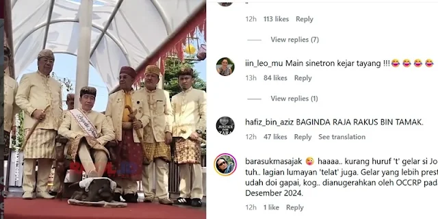 Plesetan Gelar Adat Jokowi: ‘Baginda Raja Rakus Bin Tamak’
