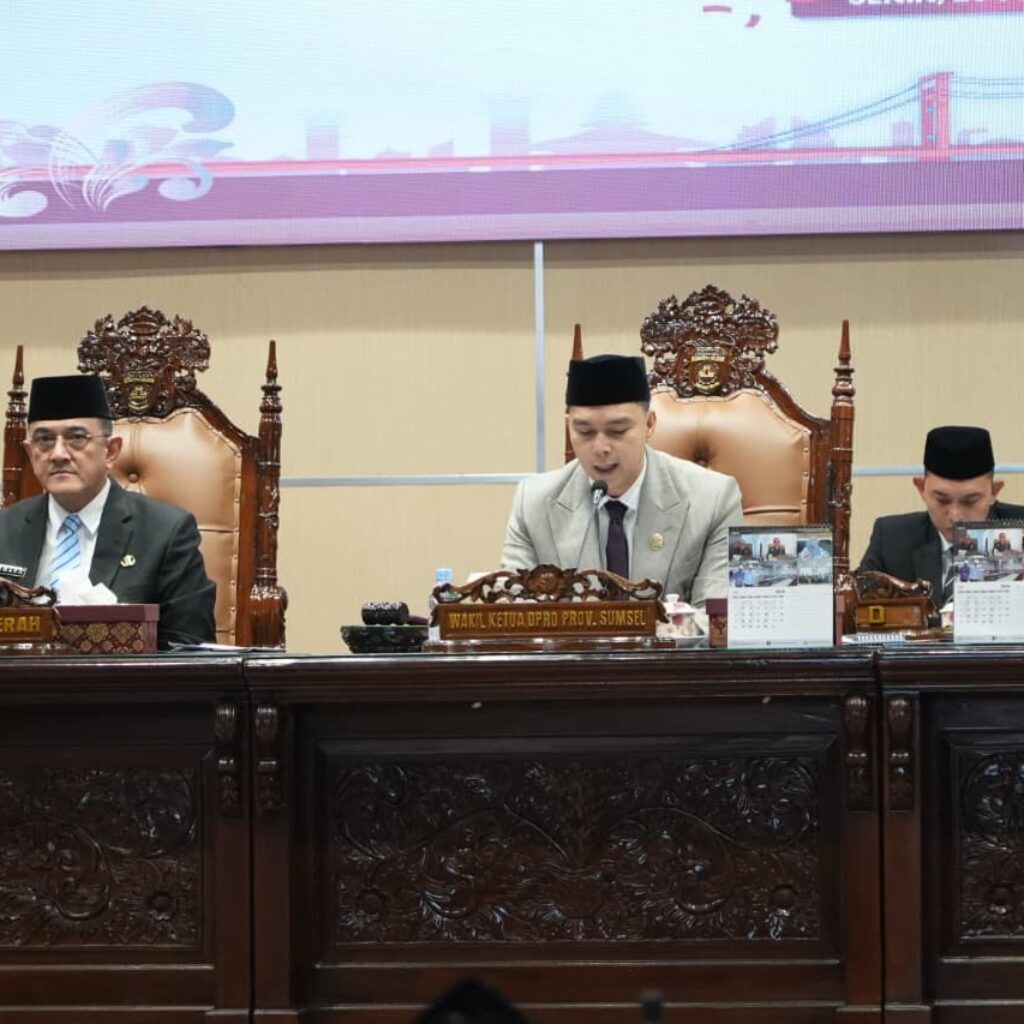 Pemprov Sampaikan Jawaban Gubernur Atas Pandangan Umum Fraksi DPRD Provinsi Sumsel