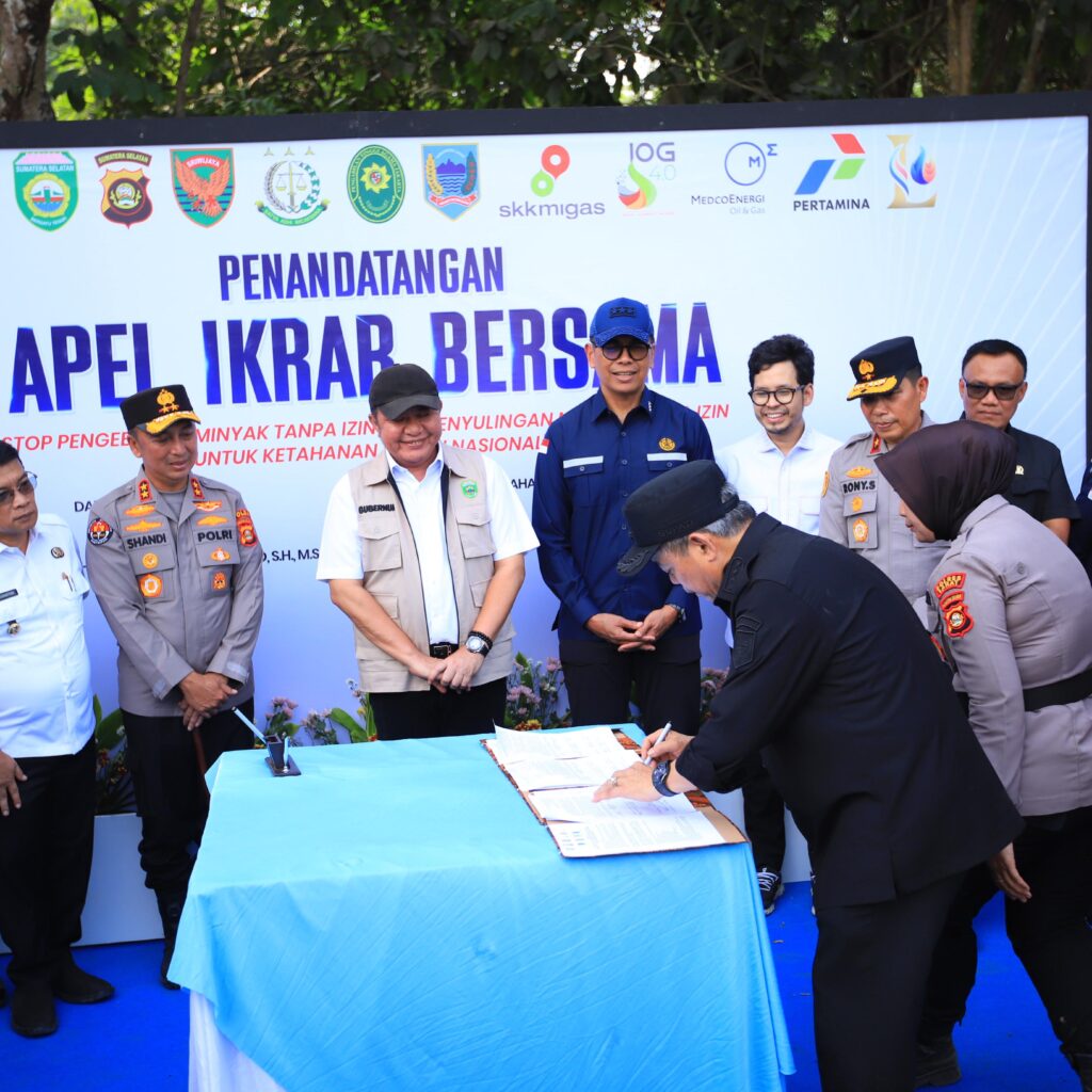 Herman Deru Tegaskan Komitmen Akhiri Illegal Drilling, Pimpin Deklarasi Tata Kelola Sumur Minyak Rakyat di Lahat
