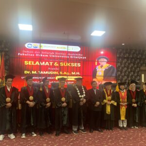 M. Tamudin Capai Gelar Doktor Hukum FH Unsri