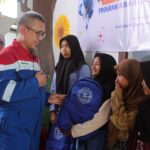 Latih Kesiapsiagaan, PHE NSO Edukasi Anak Desa Kuala Cangkoi Tanggap Bencana