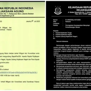 VIRAL! Beredar Surat Petunjuk ke Anggota Polri Soal Penyidikan SPPG, Merasa Ada Ancaman, Kejaksaan Juga Edarkan Surat Konsolidasi