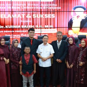 Ratu Dewa menghadiri Ujian Terbuka Promosi Doktor Ilmu Hukum Kurnia Saleh