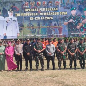 TMMD 129 Bojonegoro Perkuat Pembangunan Infrastruktur Perdesaan