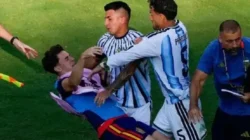 Gelandang Timnas Argentina Ngamuk usai Kalah di Final Piala Dunia 2026, Cekik Pemain Spanyol