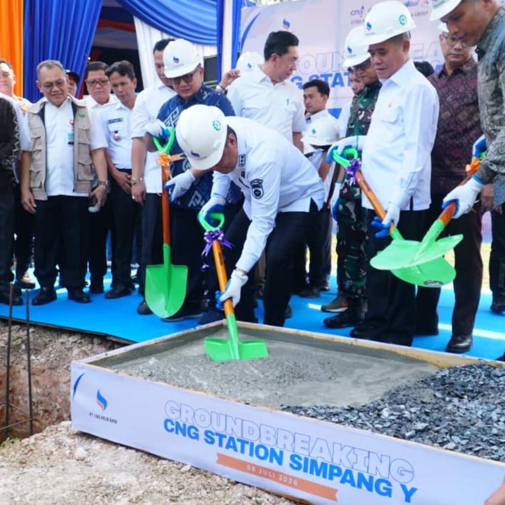 Groundbreaking CNG Station Simpang Y Indralaya, Kabupaten Ogan Ilir
