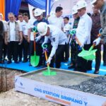 Groundbreaking CNG Station Simpang Y Indralaya, Kabupaten Ogan Ilir
