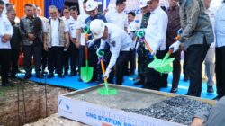 Groundbreaking CNG Station Simpang Y Indralaya, Kabupaten Ogan Ilir