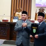Penyampaian LHPB terhadap Raperda Pertanggungjawaban Pelaksanaan APBD Sumsel Tahun Anggaran 2025