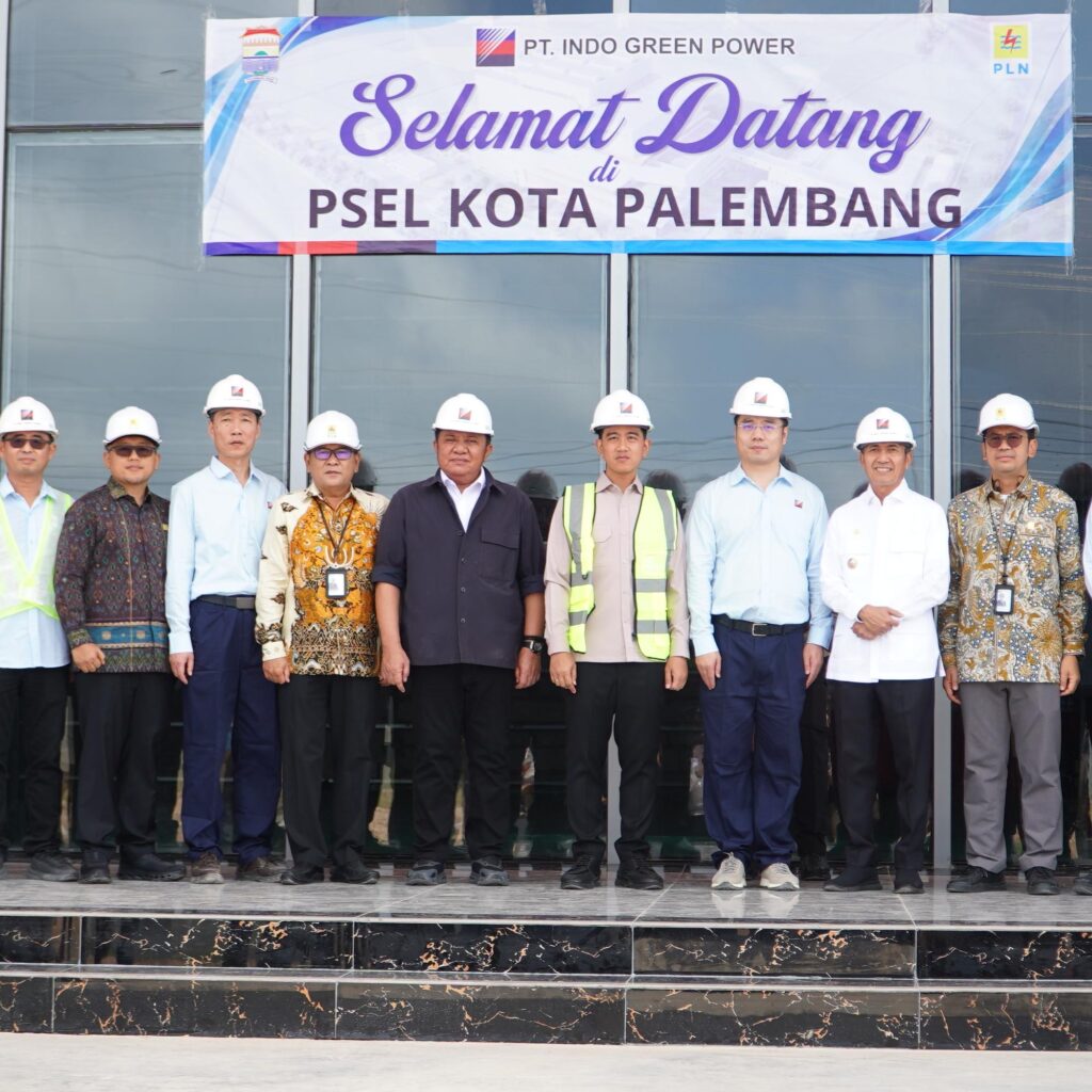 Wapres Gibran Tinjau Pengolahan Sampah Menjadi Energi Listrik di Kertaapati Kota Palembang