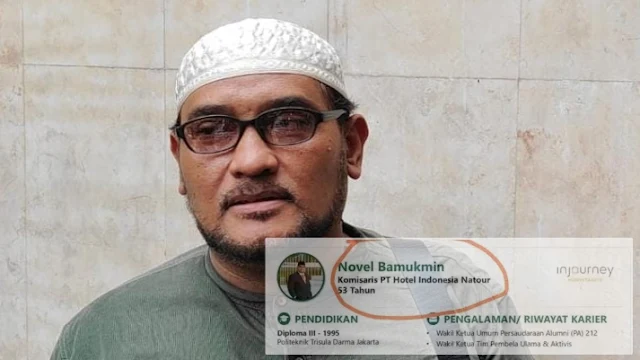 Pentolan FPI Novel Bamukmin Jadi Komisaris PT Hotel Indonesia Natour, Ini Rekam Jejaknya