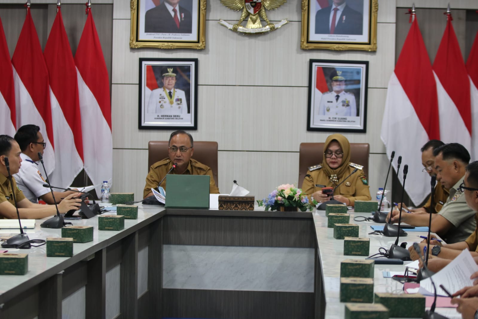 Plt Bupati Sumarni Tekankan Perusahaan Segera Tuntaskan Skema Pembiayaan Flyover Gunung Megang II