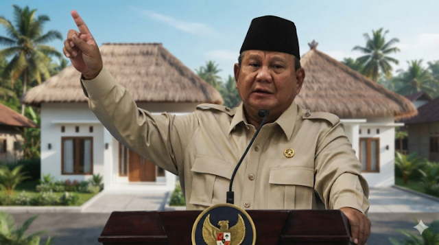 Presiden Prabowo Usul Atap Rumah Kembali Pakai Ijuk dan Rumbai, Sebut Seng Bikin Sakit Paru