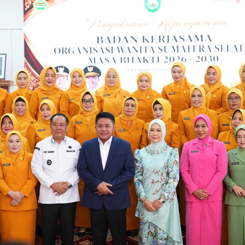 Pelantikan Pengurus  BKOW Sumsel Masa Bakti 2026–2030
