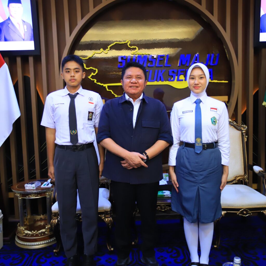 Gubernur Sumsel Pesankan Kepada Dua Calon Paskibraka Nasional Jaga Mental dan Harumkan Nama Daerah