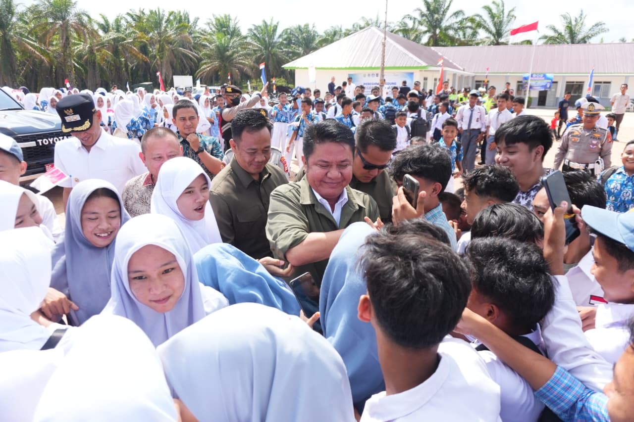 Peresmian SMA Negeri Ketapat Bening, Rawas Ilir, Kabupaten Muratara