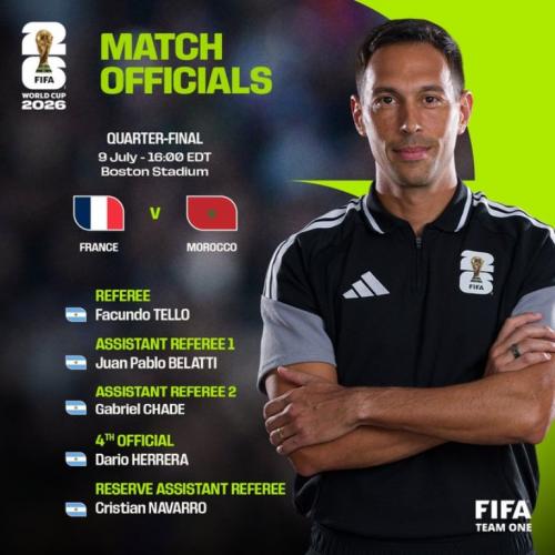 Heboh! Wasit Piala Dunia 2026 Laga Timnas Prancis vs Maroko dari Argentina Semua