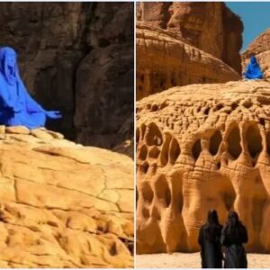 Gempar! ‘Wanita Biru’ Muncul di Gurun Pasir Madinah, Melanggar Tabu Syariat Selama Seribu Tahun