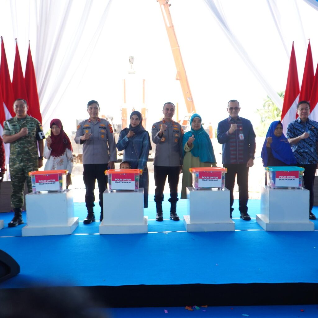 Groundbreaking Gedung Pelayanan BPKB Ditlantas Polda Sumsel, di Kota Palembang