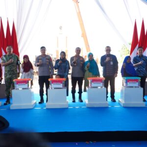 Groundbreaking Gedung Pelayanan BPKB Ditlantas Polda Sumsel, di Kota Palembang