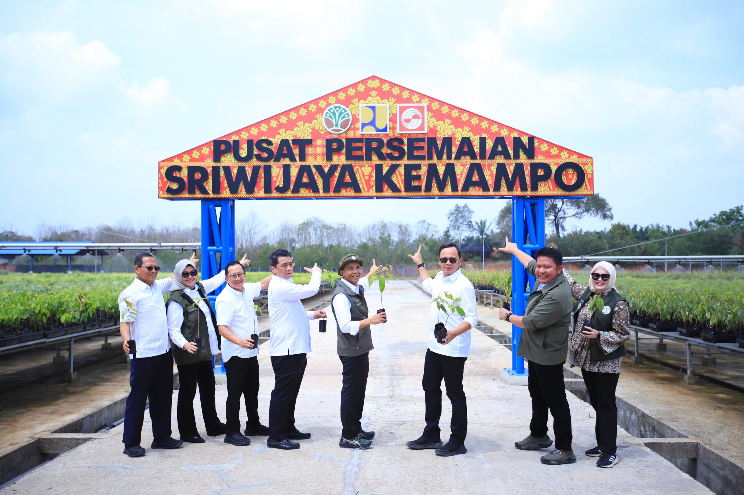 Peresmian Persemaian Sriwijaya Kemampo di Kawasan Hutan dengan Tujuan Khusus (KHDTK) Banyuasin